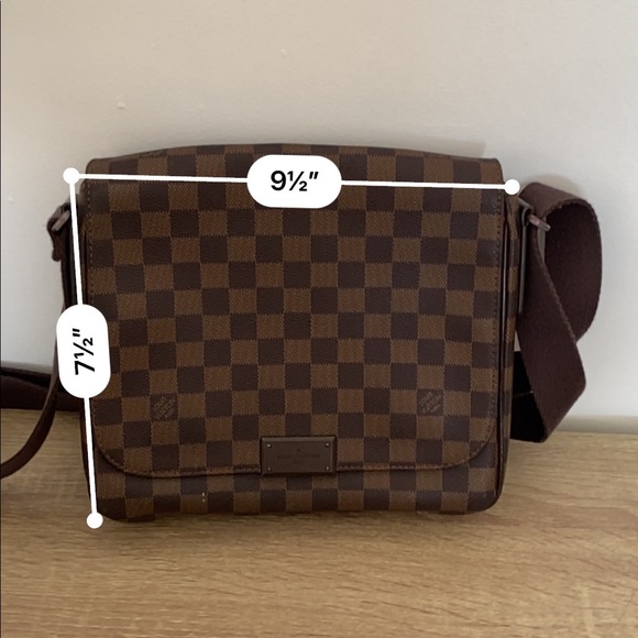 Louis Vuitton District Messenger Bag PM Brown Canvas Damier - Picture 14 of 14